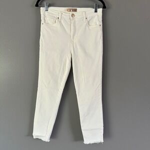 Kut From‎ the Kloth Connie High Rise Fab Ab Crop | White